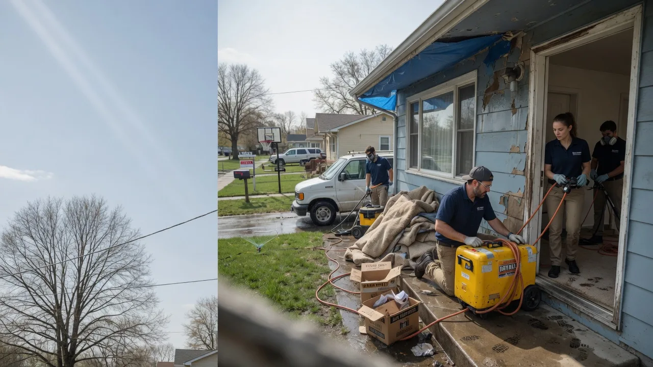 Basement Flood Cleanup in Hays, KS near me
